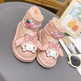 My Melody Snow Boots Cute Cartoon Kids Thickened Waterproof Non-Slip Be Durable Short Boots Gifts - Lusy Store LLC