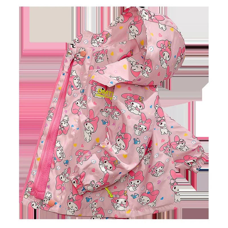 My Melody Sweater Cartoon Detachable Casual Top Cute Loose Windbreaker Anime Girl Gift - Lusy Store LLC