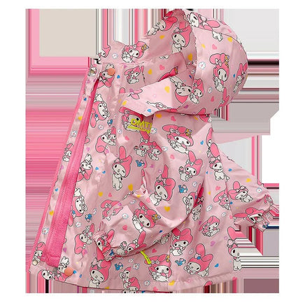 My Melody Sweater Cartoon Detachable Casual Top Cute Loose Windbreaker Anime Girl Gift