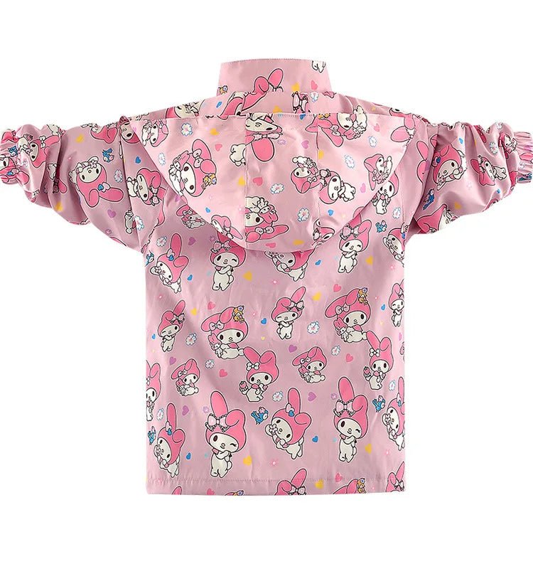 My Melody Sweater Cartoon Detachable Casual Top Cute Loose Windbreaker Anime Girl Gift - Lusy Store LLC