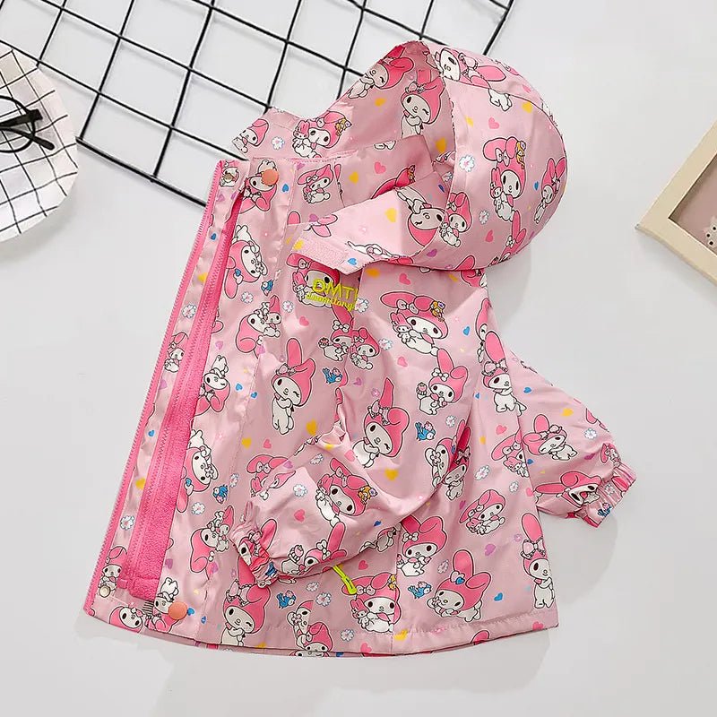 My Melody Sweater Cartoon Detachable Casual Top Cute Loose Windbreaker Anime Girl Gift - Lusy Store LLC
