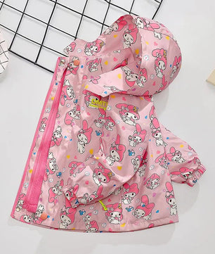 My Melody Sweater Cartoon Detachable Casual Top Cute Loose Windbreaker Anime Girl Gift - Lusy Store LLC