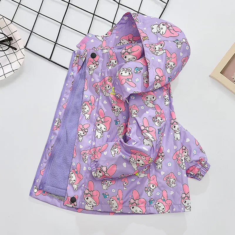 My Melody Sweater Cartoon Detachable Casual Top Cute Loose Windbreaker Anime Girl Gift - Lusy Store LLC