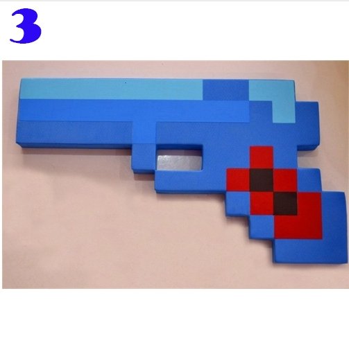 New Minecraft Toys Minecraft Foam Sword Pickax Gun EVA Toys Diamond minecraft sword - Lusy Store