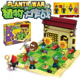 New plants vs zombies struck game toy action toy & figures Building Blocks Bricks brinquedos toys - Lusy Store