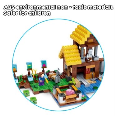 New Technic Lego Minecraft Village Toys For Children Classic The Farm Cottage Bricks - Lusy Store