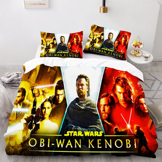Obi Wan Kenobi Star Wars Bedding Duvet Covers Twin Full Queen King Bed Set LS22687 - Lusy Store