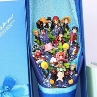 One Piece Bouquet Action Figure With Flower Bouquet Gift For Girl - Lusy Store LLC