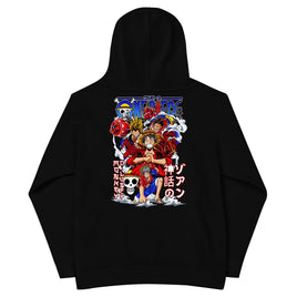 One Piece fashion hoodie kids cotton comfortable hoodie tops Black