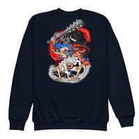 One Piece fashion hoodie kids premium cotton comfortable Navy