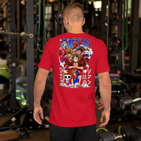 One Piece fashion t-shirt unisex staple cotton comfortable t-shirt tops Red