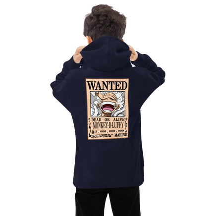 One Piece hoodie fleece soft and cozy youth hoodie Navy Blazer