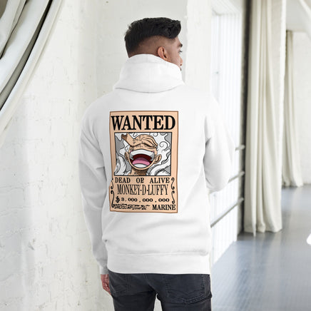 One Piece hoodie high quality unisex premium hoodie cotton OPP1 White