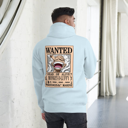 One Piece hoodie high quality unisex premium hoodie cotton OPP1 Sky Blue