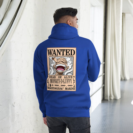 One Piece hoodie high quality unisex premium hoodie cotton OPP1 Team Royal