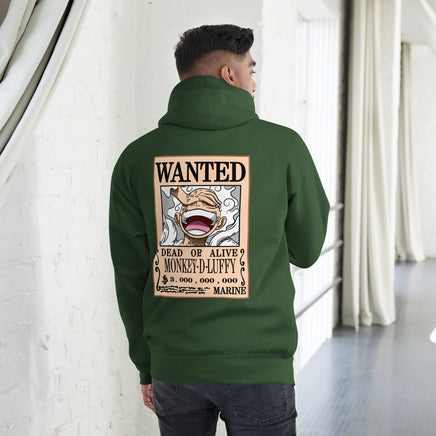 One Piece hoodie high quality unisex premium hoodie cotton OPP1 Forest Green