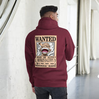One Piece hoodie high quality unisex premium hoodie cotton OPP1 Maroon
