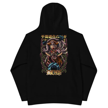 One Piece hoodie kids anime funny cartoon staple cotton hoodie tops Black