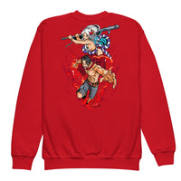 One Piece hoodie kids premium cotton natural hoodie streetwear cool tops Red