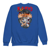 One Piece hoodie kids premium Kaido cotton comfortable Royal