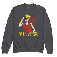 One Piece hoodie kids premium Luffy Gear cotton comfortable