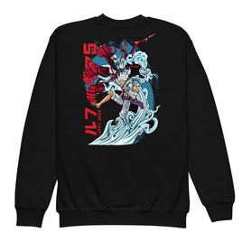 One Piece hoodie kids premium Luffy Gear cotton comfortable Black