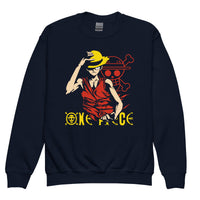 One Piece hoodie kids premium Luffy Gear cotton comfortable