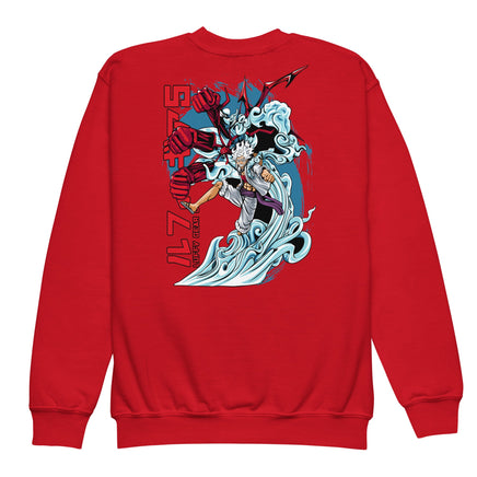 One Piece hoodie kids premium Luffy Gear cotton comfortable - Lusy Store LLC