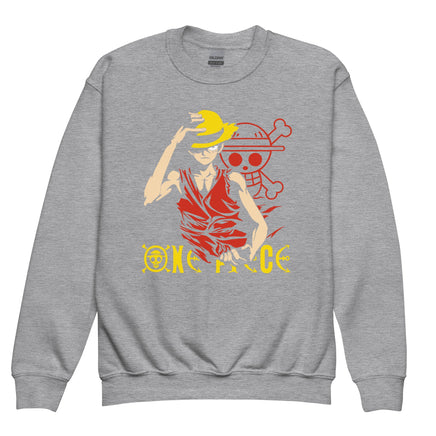 One Piece hoodie kids premium Luffy Gear cotton comfortable