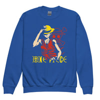 One Piece hoodie kids premium Luffy Gear cotton comfortable