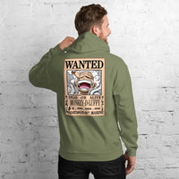 One Piece hoodie unisex heavy blend hoodie soft smooth and stylish OPP1 Military Green