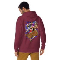 One Piece hoodie unisex premium cotton t-shirt streetwear cool tops Maroon