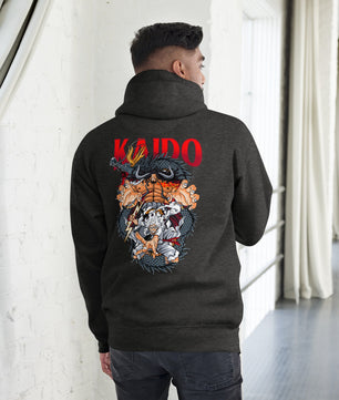 One Piece hoodie unisex premium Kaido cotton comfortable - Lusy Store LLC