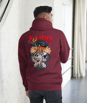 One Piece hoodie unisex premium Kaido cotton comfortable - Lusy Store LLC