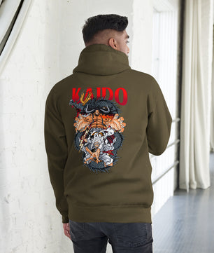 One Piece hoodie unisex premium Kaido cotton comfortable - Lusy Store LLC
