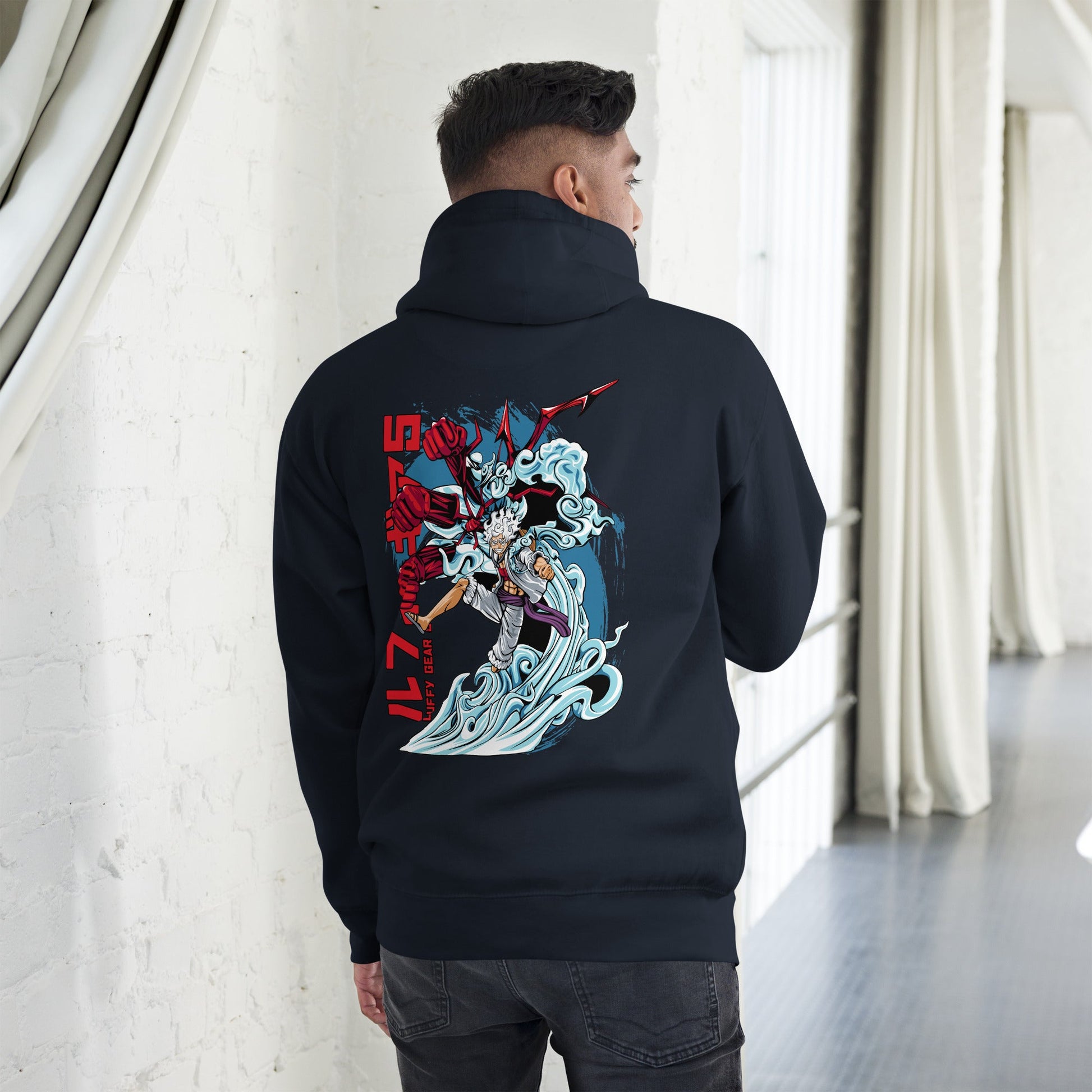 One Piece hoodie unisex premium Luffy Gear cotton comfortable - Lusy Store LLC