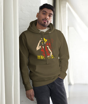 One Piece hoodie unisex premium Luffy Gear cotton comfortable - Lusy Store LLC