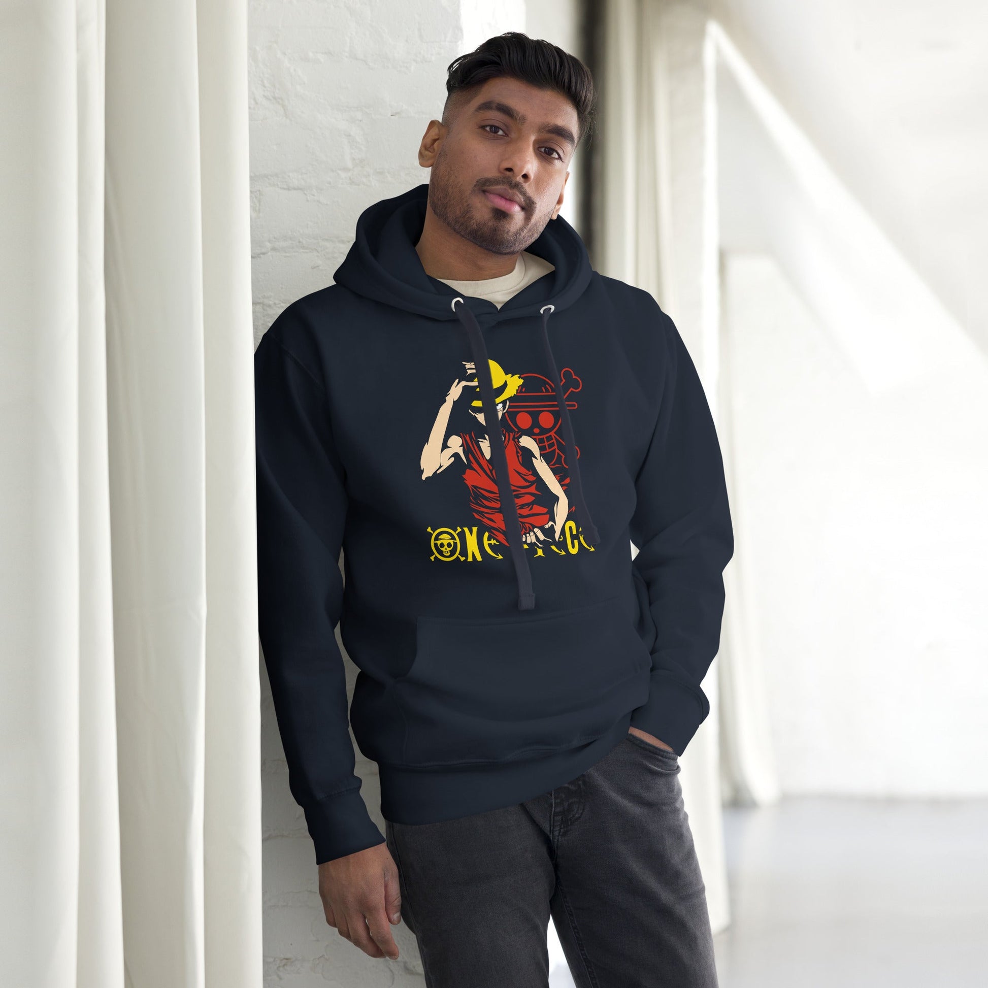 One Piece hoodie unisex premium Luffy Gear cotton comfortable - Lusy Store LLC