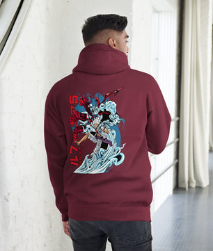 One Piece hoodie unisex premium Luffy Gear cotton comfortable - Lusy Store LLC