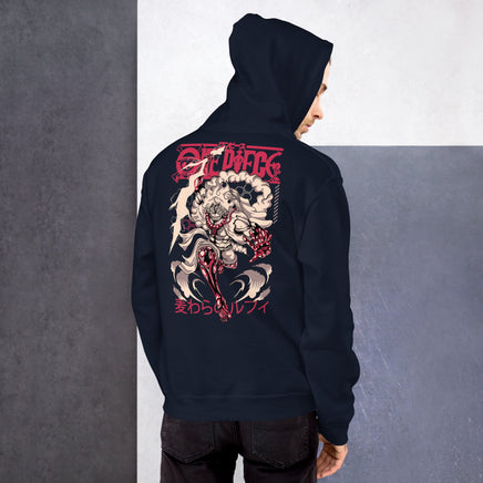 One Piece hoodie unisex staple cotton comfortable hoodie tops Navy