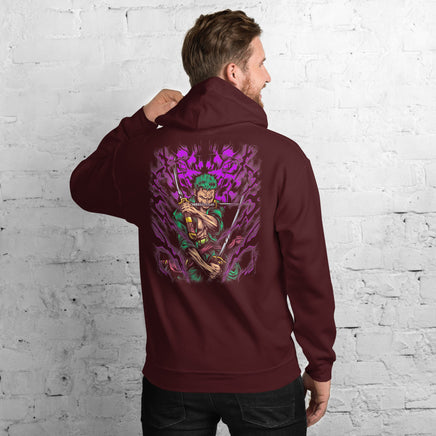 One Piece hoodie unisex staple cotton fabric is a popular material Maroon