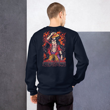 One Piece hoodie unisex sweatshirt anime funny cartoon gift idea Navy