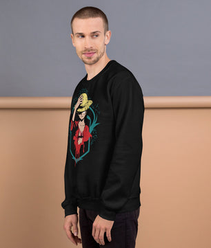 One Piece hoodie unisex sweatshirt anime funny cartoon staple cotton gift idea - Lusy Store LLC