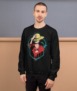 One Piece hoodie unisex sweatshirt anime funny cartoon staple cotton gift idea - Lusy Store LLC