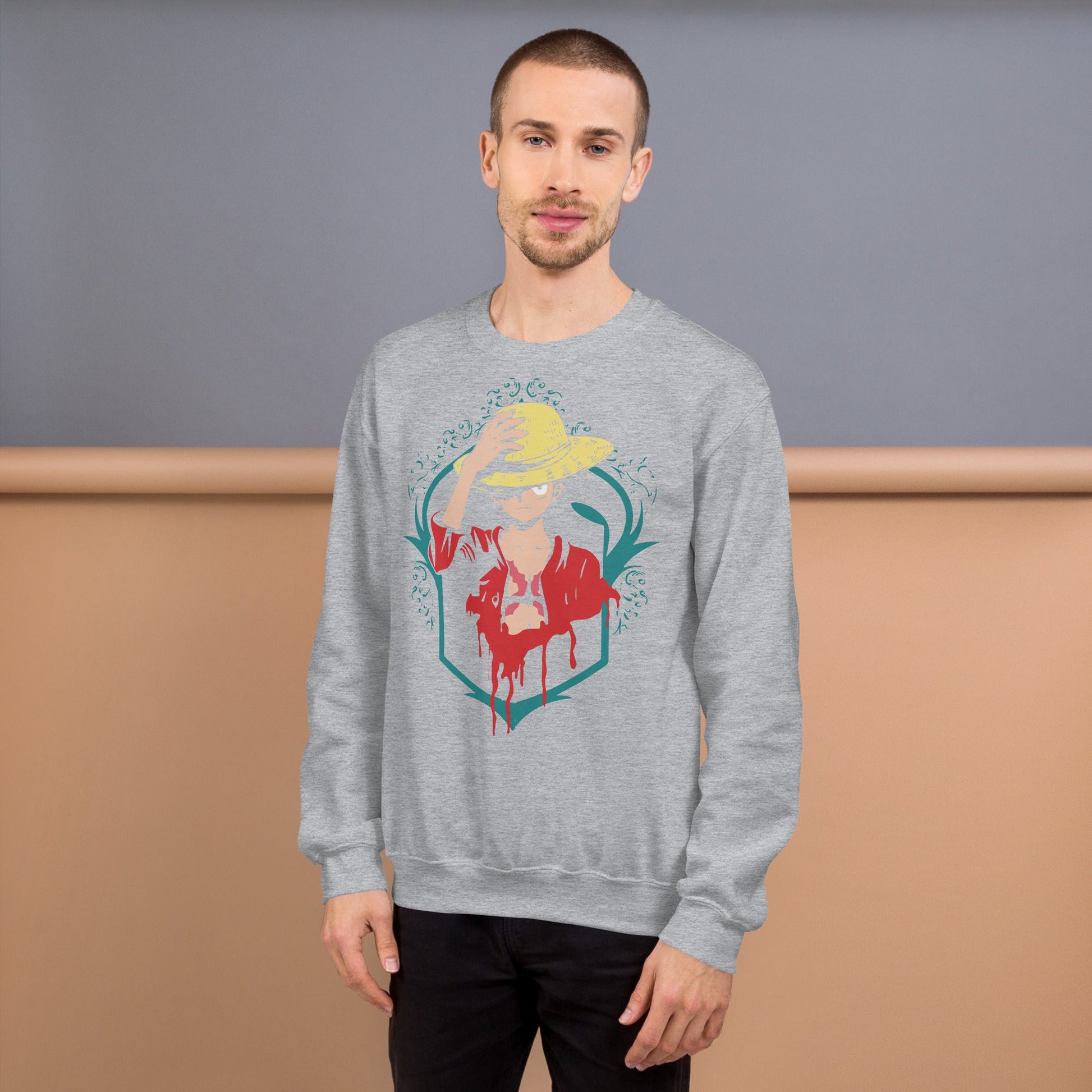 One Piece hoodie unisex sweatshirt anime funny cartoon staple cotton gift idea - Lusy Store LLC