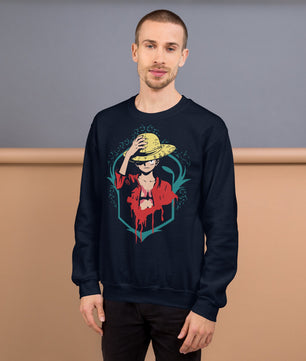 One Piece hoodie unisex sweatshirt anime funny cartoon staple cotton gift idea - Lusy Store LLC