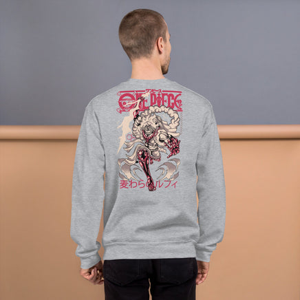 One Piece hoodie unisex sweatshirt cotton comfortable hoodie tops Sport Grey