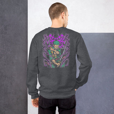 One Piece hoodie unisex sweatshirt cotton fabric is a popular material Dark Heather