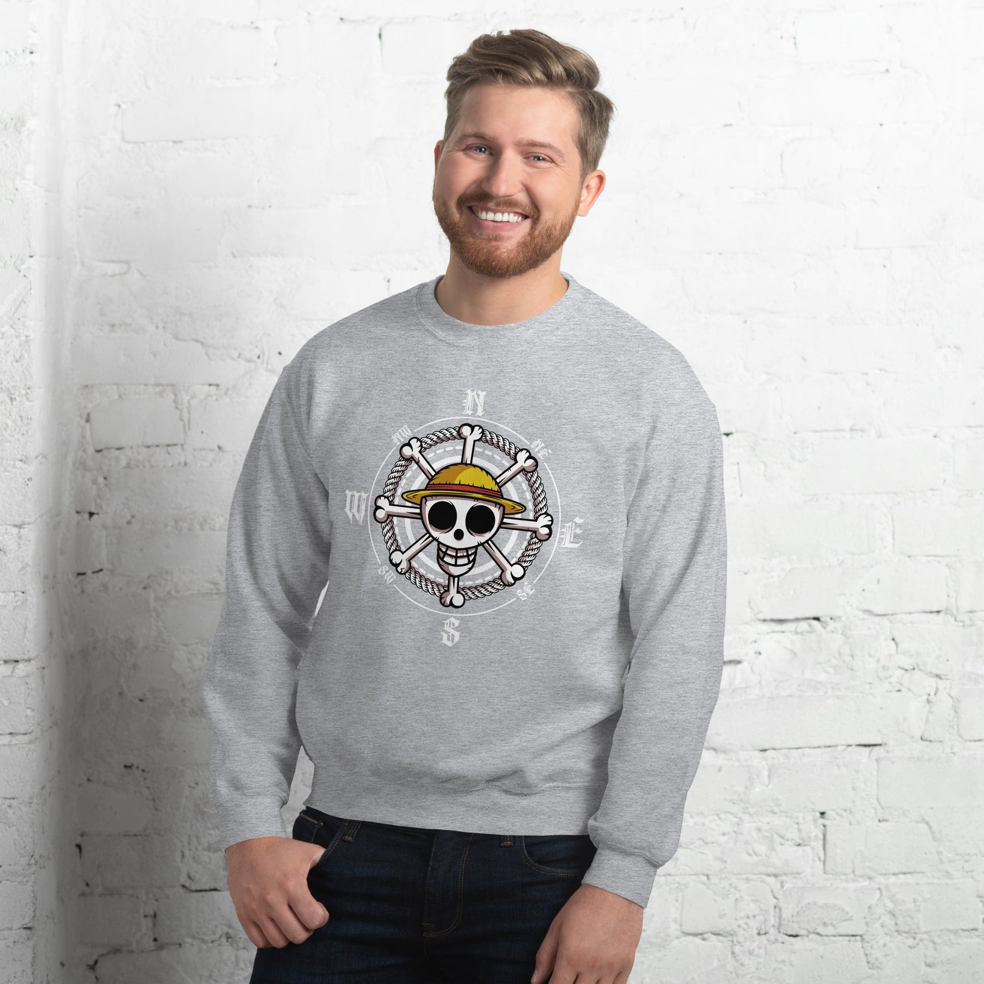 One Piece hoodie unisex sweatshirt cotton fabric is a popular material gift idea - Lusy Store LLC