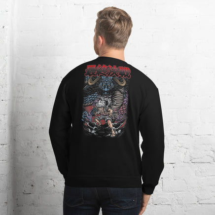 One Piece hoodie unisex sweatshirt cotton fabric is a popular material gift idea Black